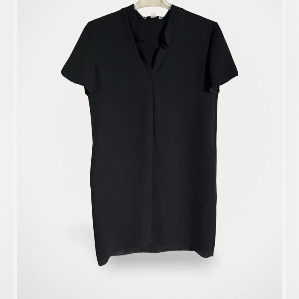 & Other Stories Black V-Neck Top